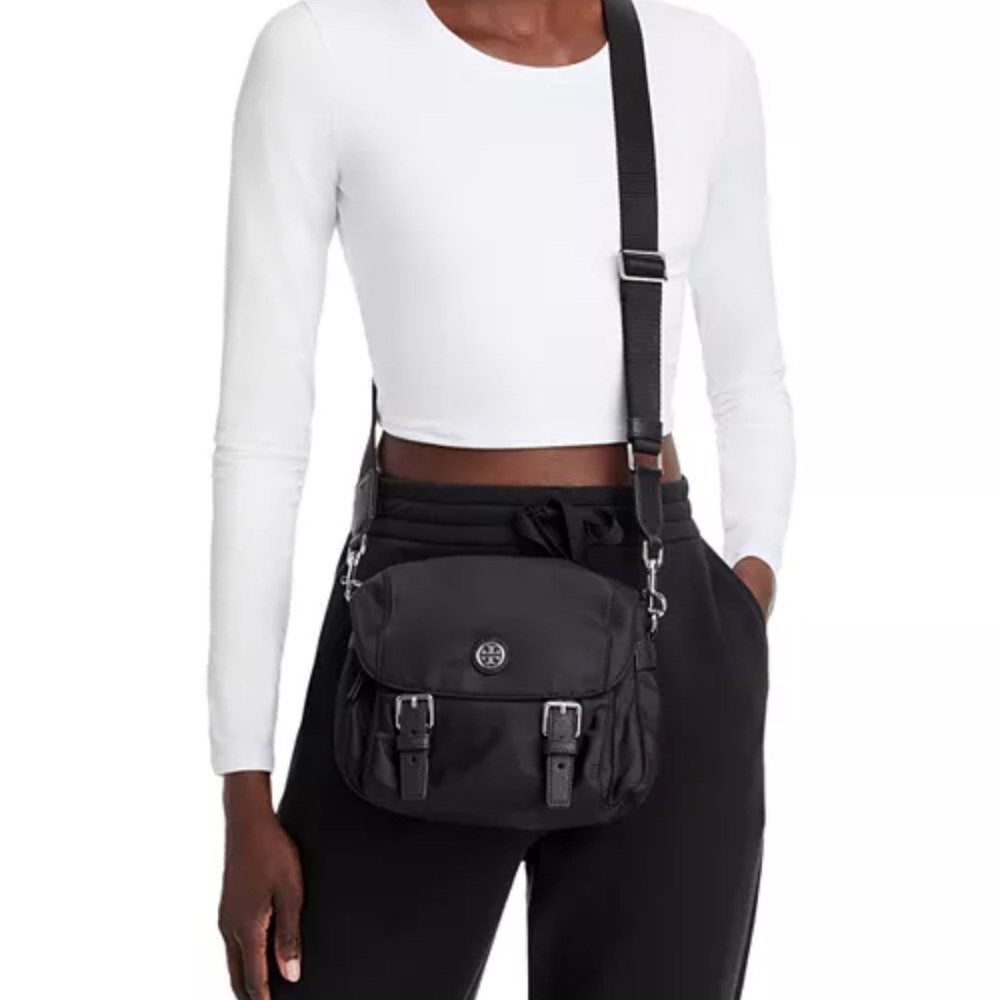 Tory Burch Virginia Small Nylon Messenger Crossbody bag